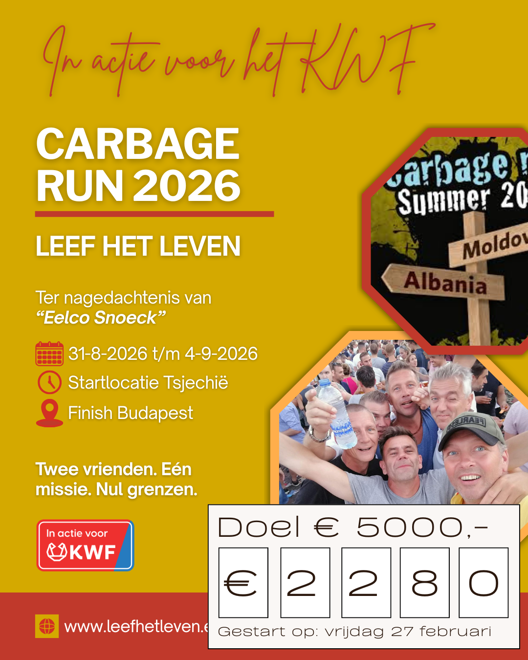 Nieuwe tussenstand donaties, ondertussen zitten 46% van ons doel, namelijk € 2280. Onze dank is al enorm, maar we moeten door. Ook doneren? Dit kan direct via deze link: https://betaalverzoek.rabobank.nl/betaalverzoek/?id=fZ-Pufj5RV-iSu45CmlHsQ