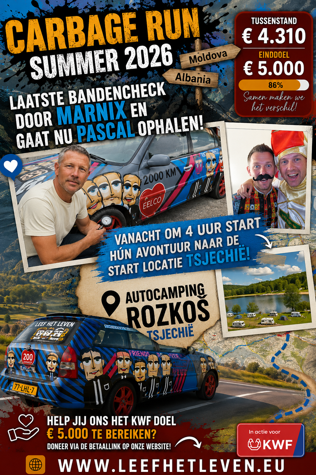 Reis is begonnen 🚗